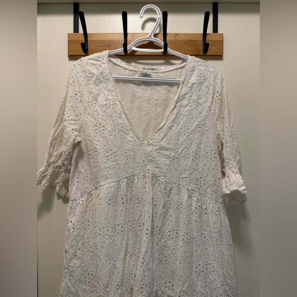 Sundance Jasmine Eyelet Tiered Dress - Picture 2 of 6